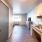 spacious hallway with kitchenette